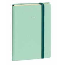 Agenda Semainier Affaires Prestige Quo Vadis - Multilingue - Silk - 13 mois de Déc/Déc - 10x15 cm avec élastique