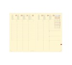 Quo Vadis - Agenda - 2027 - Ministre Prestige - Semainier Planning - Multilingue - Silk - 13 mois de décembre à décembre - 16x24 cm Papier Clairefontaine ivoire