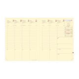 Quo Vadis - Recharge Agenda - 2027 - Président Prestige - Semainier Planning - Français - 14 mois de décembre à janvier - 21x27 cm Papier Clairefontaine ivoire -