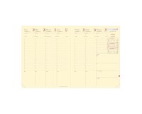 Quo Vadis - Recharge Agenda - 2027 - Président Prestige - Semainier Planning - Français - 14 mois de décembre à janvier - 21x27 cm Papier Clairefontaine ivoire -