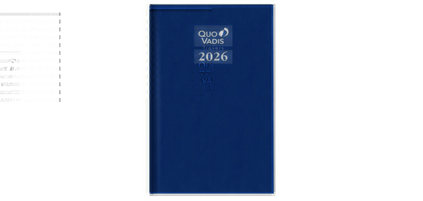 Quo Vadis - Agenda - 2026 - Travers - Journalier - Français - Korex  - 12 mois de janv à déc. - 13x21 cm