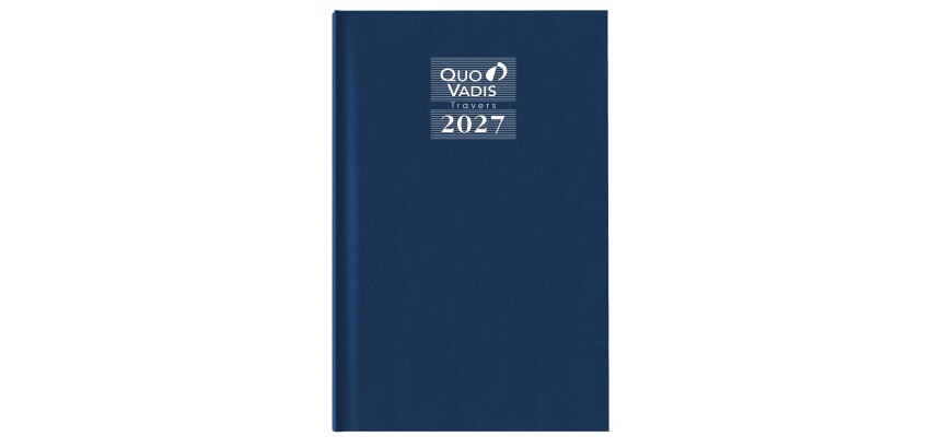 Quo Vadis - Agenda - 2027 - Travers - Journalier - Français - Korex - 12 mois de janvier à décembre - 13x21 cm