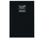 Quo Vadis - Agenda - 2026 - Recettes/Dépenses - Journalier - Français - Vanolin - Noir - 12 mois de janv à déc. - 13x21 cm