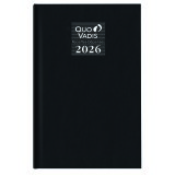 Quo Vadis - Agenda - 2026 - Recettes/Dépenses - Journalier - Français - Vanolin - Noir - 12 mois de janv à déc. - 13x21 cm
