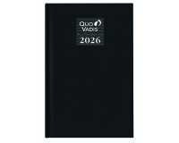 Quo Vadis - Agenda - 2026 - Recettes/Dépenses - Journalier - Français - Vanolin - Noir - 12 mois de janv à déc. - 13x21 cm