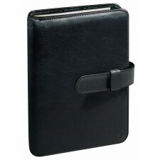 Agenda Semainier Timer Prestige Quo Vadis - Français - Montebello - 16 mois de Sept/Déc - 15x21 cm  - Noir