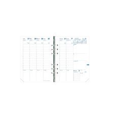 Agenda Semainier Timer Planning Recharge Quo Vadis - Français - 16 mois de Sept/Déc - 15x21 cm