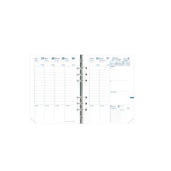 Agenda Semainier Timer Planning Recharge Quo Vadis - Français - 16 mois de Sept/Déc - 15x21 cm