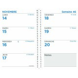 Quo Vadis - Recharge Agenda - Spiralé - 2026 - Maxiweek 1015 S - Semainier Horizontal - Français - 13 mois de déc. à déc. - 10x15 cm