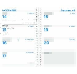 Quo Vadis - Recharge Agenda - Spiralé - 2026 - Maxiweek 1015 S - Semainier Horizontal - Français - 13 mois de déc. à déc. - 10x15 cm