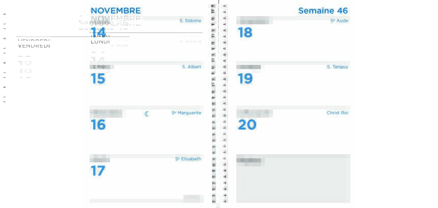 Quo Vadis - Recharge Agenda - Spiralé - 2026 - Maxiweek 1015 S - Semainier Horizontal - Français - 13 mois de déc. à déc. - 10x15 cm