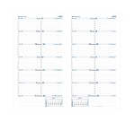 Quo Vadis - Agenda - 2026 - Silma - Quinzainier - Français - Impala - Noir - 12 mois de janv à déc. - 8,8x17 cm