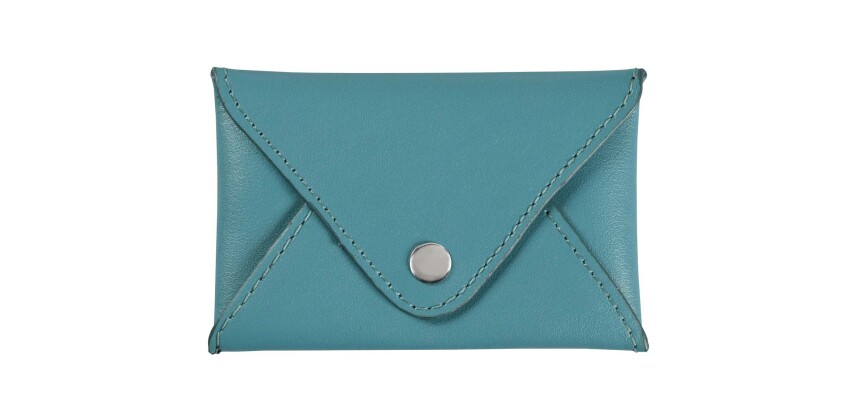 Quo Vadis - Porte-cartes de visite - Satiny - 10x6,5 cm - Cuir pleine fleur de vachette - par 6