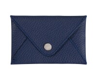 Quo Vadis - Porte-cartes de visite - Camargue - 10x6,5 cm Cuir pleine fleur de taurillon