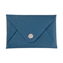 Quo Vadis - Porte-cartes de visite - Camargue - 10x6,5 cm - Cuir pleine fleur de taurillon