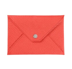Quo Vadis - Enveloppe papiers identité - Camargue - 14x9,5 cm Cuir pleine fleur de taurillon