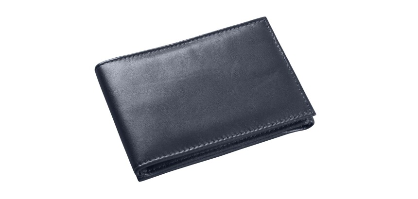 Quo Vadis - Porte-carte papillon - Silky - 14x8 cm - Cuir pleine fleur de vachette