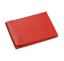 Quo Vadis - Porte-carte papillon - Eaton - 14x8 cm Cuir pleine fleur de vachette