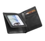 Quo Vadis - Portefeuille - Silky - Noir - 12x8,5x1,2 cm - Cuir pleine fleur de vachette