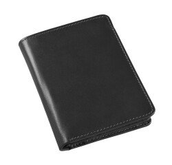 Quo Vadis - Portefeuille - Silky - Noir - 12x8,5x1,2 cm Cuir pleine fleur de vachette