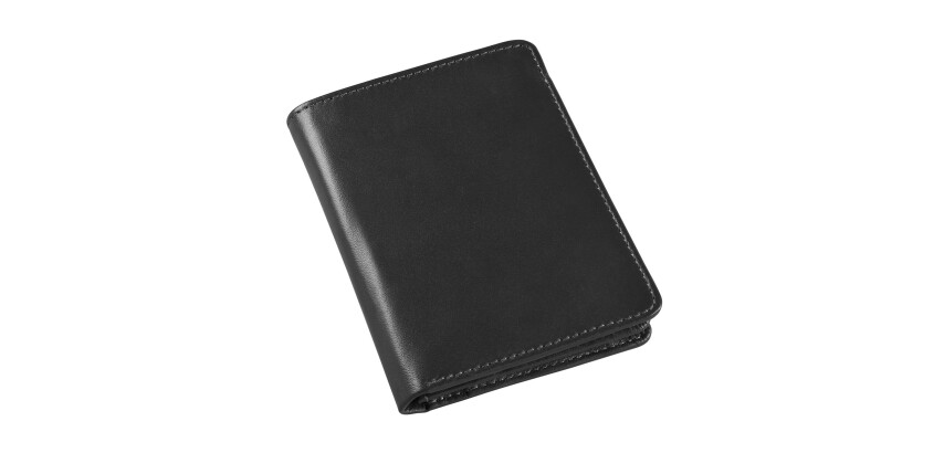 Quo Vadis - Portefeuille - Silky - Noir - 12x8,5x1,2 cm Cuir pleine fleur de vachette