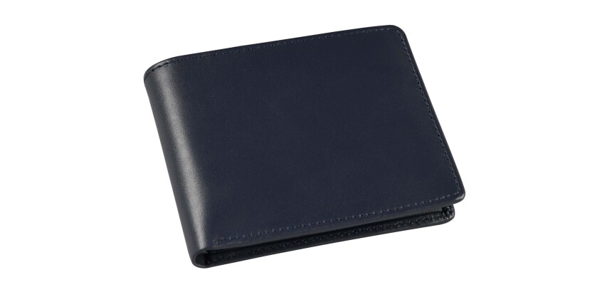 Quo Vadis - Porte-cartes/porte billets - Silky - 11,5x9x2,2 cm Cuir pleine fleur de vachette