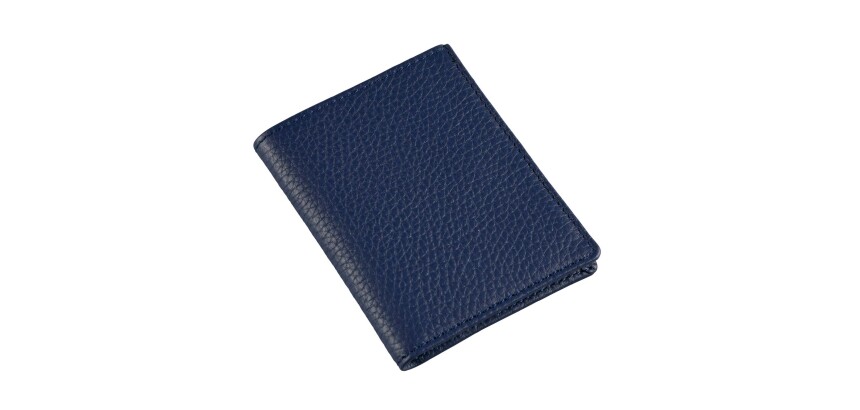 Quo Vadis - Porte-cartes/porte billets - Camargue - 12x8,5x1,2 cm Cuir pleine fleur de taurillon