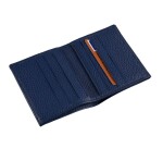 Quo Vadis - Porte-cartes/porte billets - Camargue - 12x8,5x1,2 cm Cuir pleine fleur de taurillon