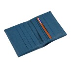 Quo Vadis - Porte-cartes/porte billets - Camargue - 12x8,5x1,2 cm Cuir pleine fleur de taurillon