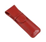 Quo Vadis - Etui stylo 2 places - Satiny - 16x2,5x0,8 cm - Cuir pleine fleur de vachette - 1 compartiment(s) -  par 6