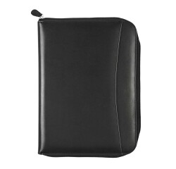 Quo Vadis - Conférencier - Satiny - Noir - 18x24 cm Cuir pleine fleur de vachette
