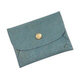 Quo Vadis - Mini pochette - Julo - 11,5x8,5 cm - Cuir de vachette suédé- par 6