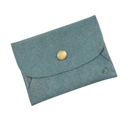 Quo Vadis - Mini pochette - Julo - 11,5x8,5 cm - Cuir de vachette suédé- par 6