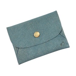 Quo Vadis - Mini pochette - Julo - 11,5x8,5 cm - Cuir de vachette suédé- par 6
