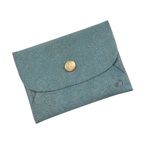Quo Vadis - Mini pochette - Julo - 11,5x8,5 cm - Cuir de vachette suédé- par 6