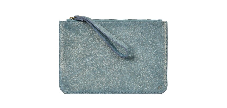 Quo Vadis - Pochette - Julo - 18x25 cm - Cuir de vachette suédé- par 6