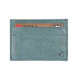 Quo Vadis - Porte-carte - Julo - 10x7 cm - Cuir de vachette suédé- par 6
