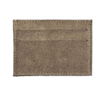 Quo Vadis - Porte-carte - Julo - 10x7 cm - Cuir de vachette suédé- par 6