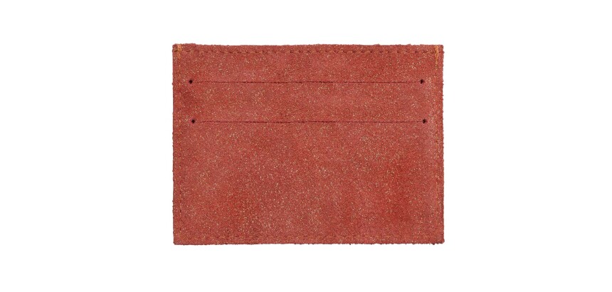 Quo Vadis - Porte-carte - Julo - 10x7 cm Cuir de vachette suédé