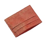 Quo Vadis - Porte-carte - Julo - 10x7 cm Cuir de vachette suédé