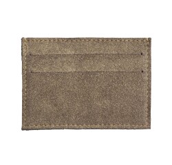 Quo Vadis - Porte-carte - Julo - 10x7 cm Cuir de vachette suédé