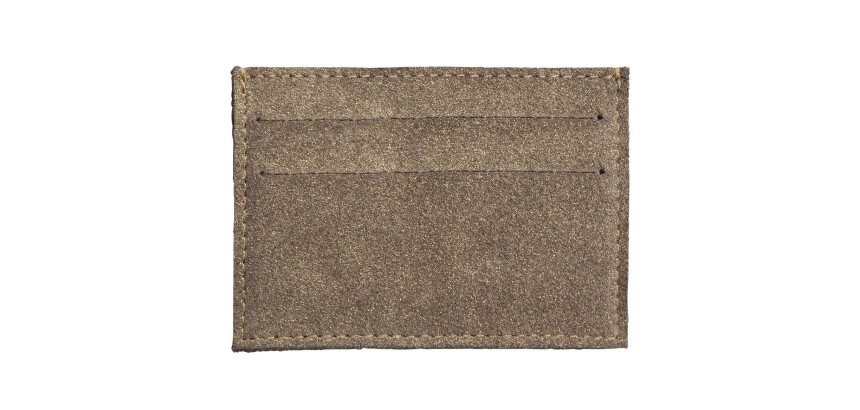 Quo Vadis - Porte-carte - Julo - 10x7 cm Cuir de vachette suédé