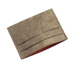 Quo Vadis - Porte-carte - Julo - 10x7 cm Cuir de vachette suédé