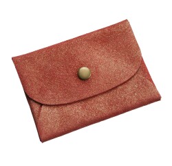 Quo Vadis - Mini pochette - Julo - 11,5x8,5 cm Cuir de vachette suédé