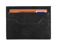 Quo Vadis - Porte-carte - Eaton - Noir - 10x8,5 cm Cuir pleine fleur de vachette