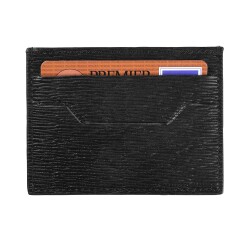 Quo Vadis - Porte-carte - Eaton - 10x8,5 cm Cuir pleine fleur de vachette