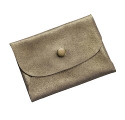 Quo Vadis - Mini pochette - Julo - 11,5x8,5 cm Cuir de vachette suédé