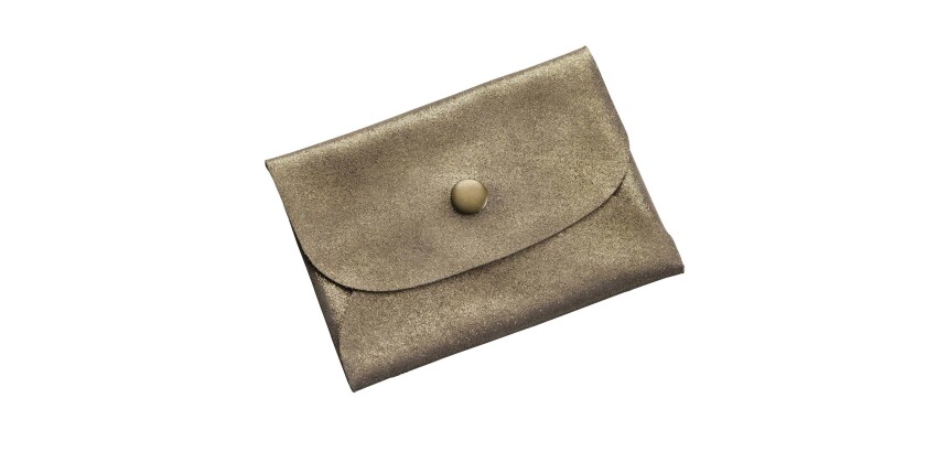 Quo Vadis - Mini pochette - Julo - 11,5x8,5 cm Cuir de vachette suédé