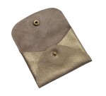 Quo Vadis - Mini pochette - Julo - 11,5x8,5 cm Cuir de vachette suédé