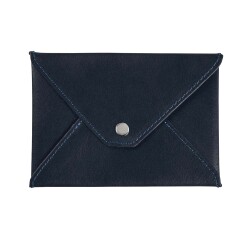 Quo Vadis - Enveloppe papiers identité - Satiny - 14x9,5 cm Cuir pleine fleur de vachette